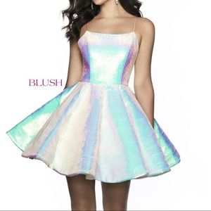 Blush AB White cocktail dress. Style No: 11829. Size 0